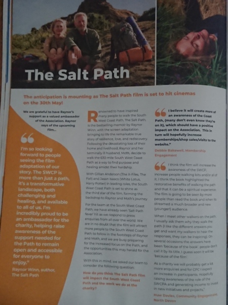 Thread 10: To feel disappointed after reading this in The Observer about the author and her husband from The Salt Path book and film?