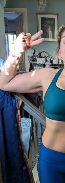 To think I do have muscular arms?