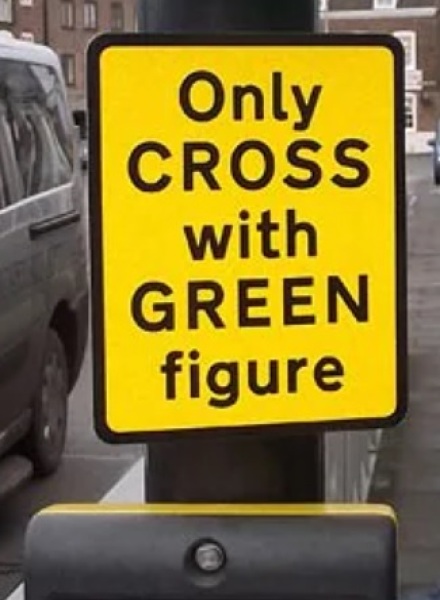 Green man or person?