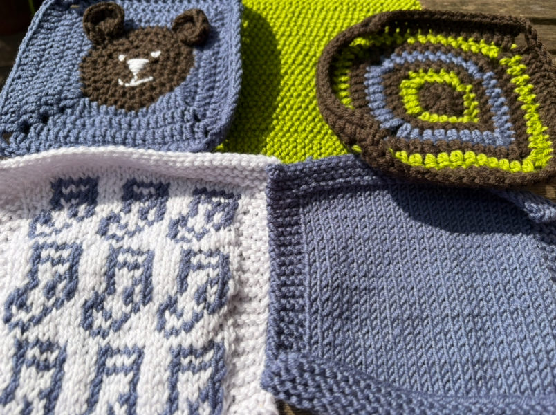 Woolly Hugs. Desperately sad news we are afraid. Making a Blanket for lovely Swashbuckled whose son has tragically died.