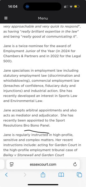 NHS Fife tries to silence nurse - Sandie Peggie vs NHS Fife Health Board and Dr Beth Upton - thread #43