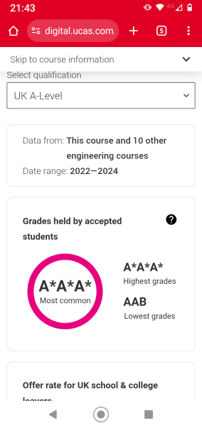 UCAS clearing - swap Economics with Engineering - any tips?