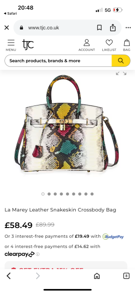 La Marey Python Handbag - what am I not getting here?