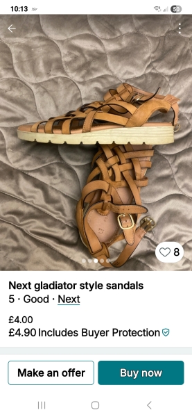 Gladiator walking sandals?