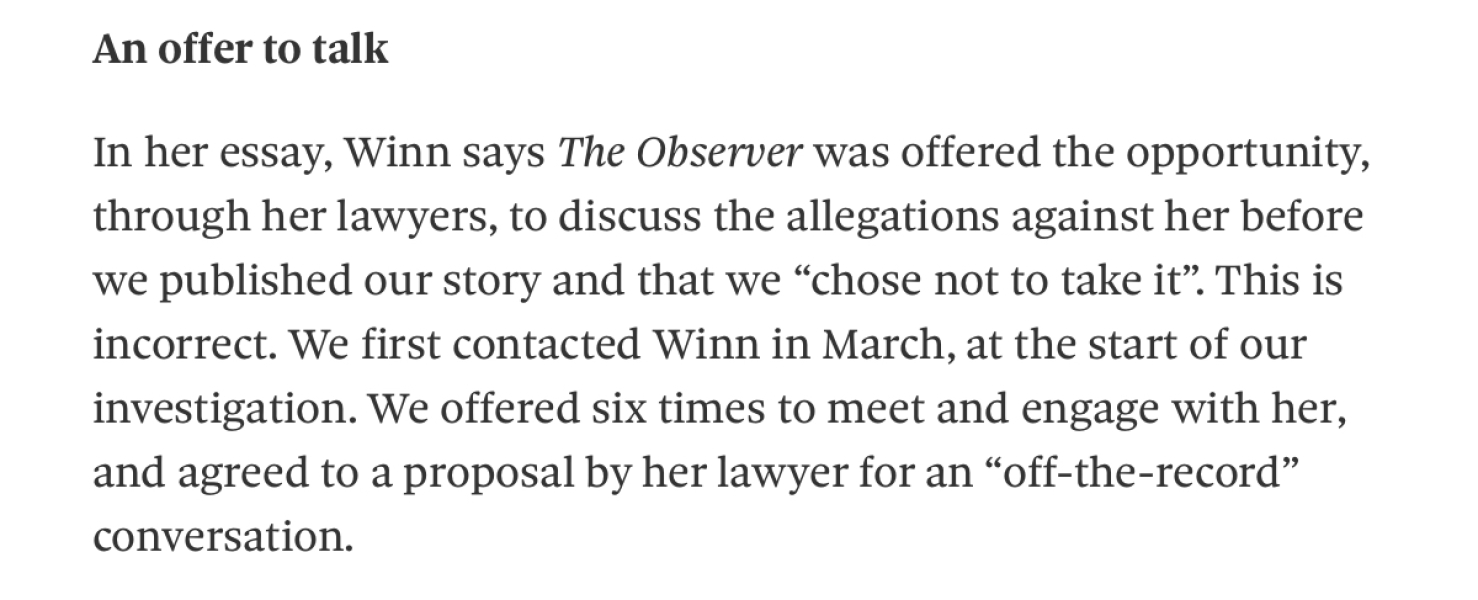 Thread 9: To feel disappointed after reading this in The Observer about the author and her husband from The Salt Path book and film?