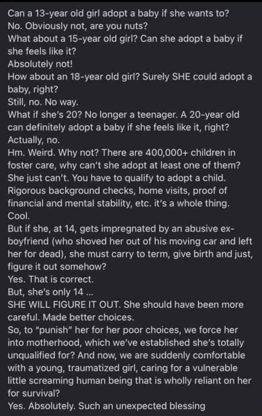 Termination of pregnancies - too willing to terminate, maybe there are other choices?