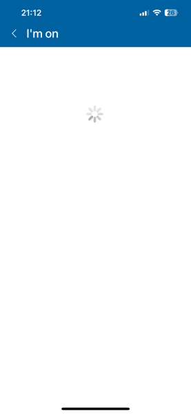 App not working