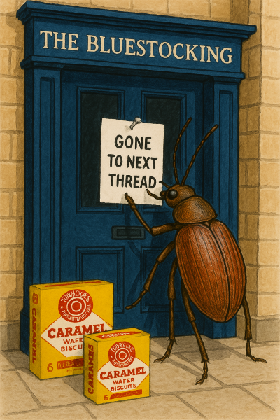 The Bluestocking - where the laugh emoji is sorely missed.