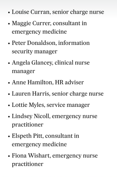 NHS Fife tries to silence nurse - Sandie Peggie vs NHS Fife Health Board and Dr Beth Upton - thread #32