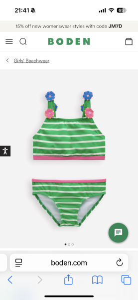 When do you let your DDs have bikinis?