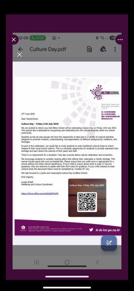 School "Culture Day' - why didn't school see this coming?