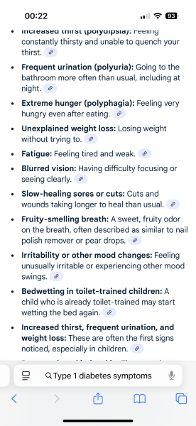 To think this is the start of type 1 diabetes