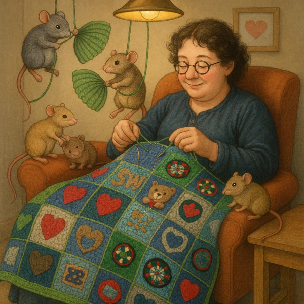 Woolly Hugs. Desperately sad news we are afraid. Making a Blanket for lovely Swashbuckled whose son has tragically died.