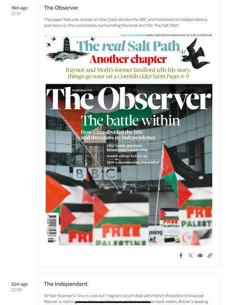 Thread 5: To feel disappointed after reading this in The Observer about the author and her husband from The Salt Path book and film?