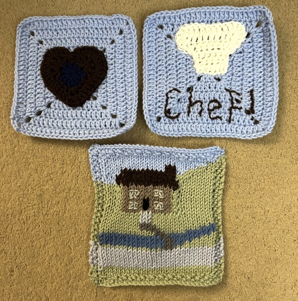 Woolly Hugs. Desperately sad news we are afraid. Making a Blanket for lovely Swashbuckled whose son has tragically died.