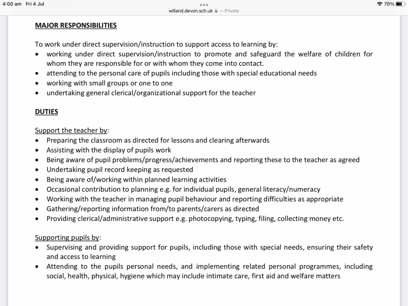 For refusing to change a 6 year old?