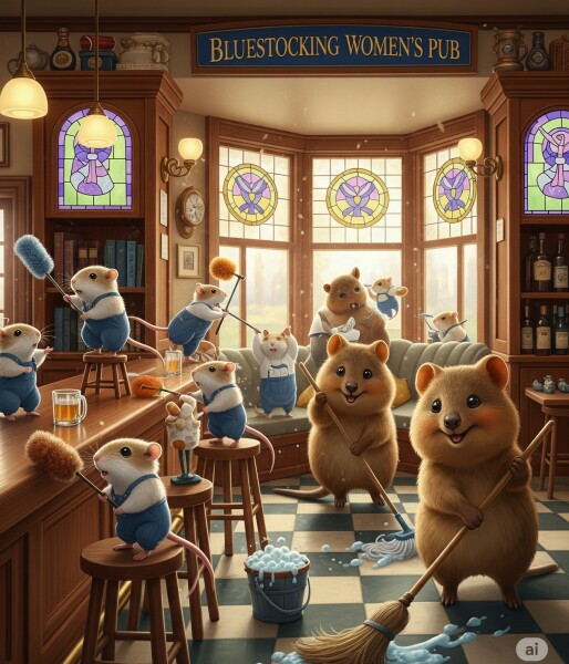 The Bluestocking - holding the line and losing the thread