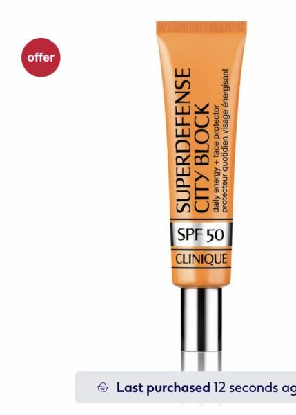 Something to put on face on holiday not as thick as a foundation