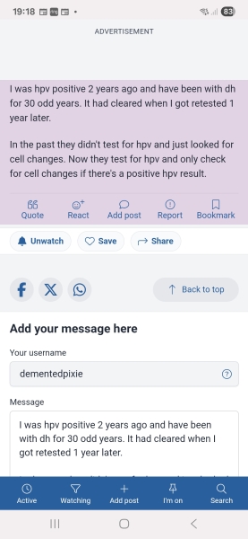 Text box keeping text even after posting