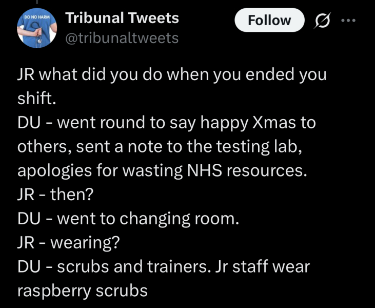 NHS Fife tries to silence nurse - Sandie Peggie vs NHS Fife Health Board and Dr Beth Upton - thread #41