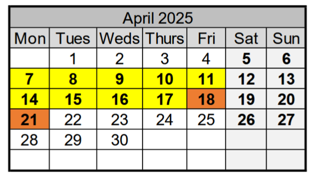 Term dates for funding after 9 months