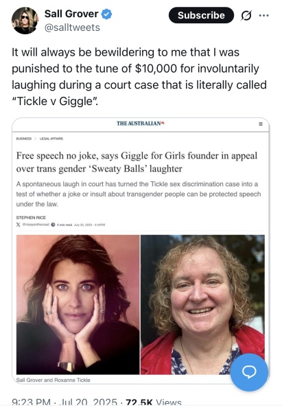 Giggle V Tickle in court August 4