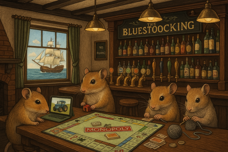 The Bluestocking - holding the line and losing the thread