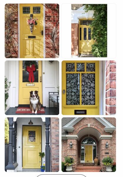Just painted my front door bright yellow and I hate it 😭