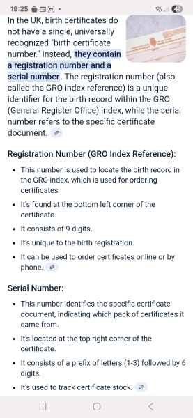 Applying For Son's 1st Passport ( Birth certificate number )