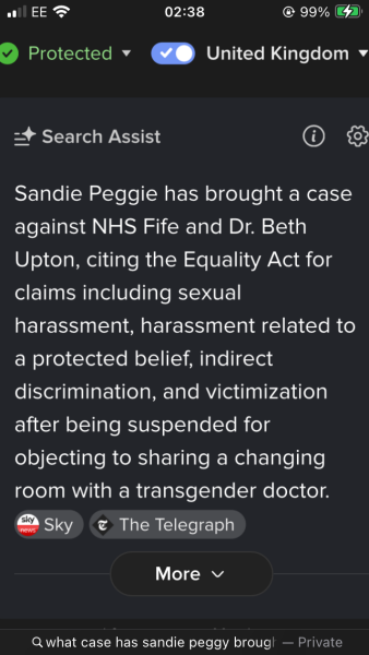 NHS Fife tries to silence nurse - Sandie Peggie vs NHS Fife Health Board and Dr Beth Upton - thread #46