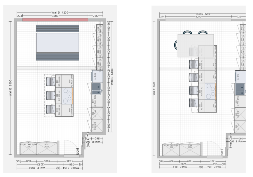Last minute change of heart on kitchen layout. Need help deciding!