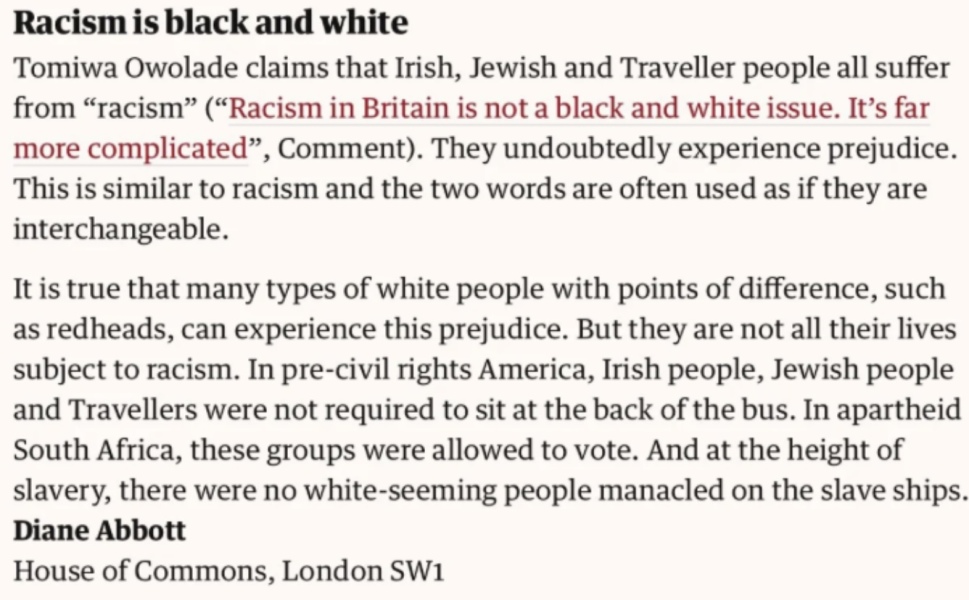 AIBU to agree with Diane Abbott