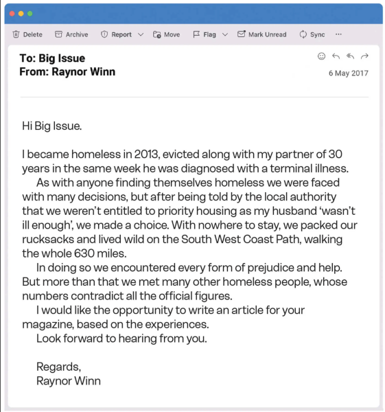 Thread 8: To feel disappointed after reading this in The Observer about the author and her husband from The Salt Path book and film?