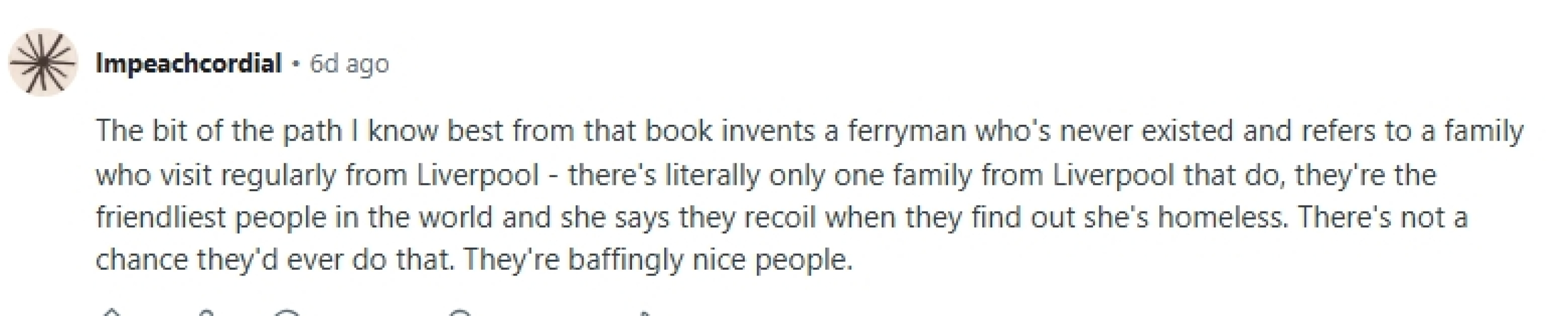 Thread 6: To feel disappointed after reading this in The Observer about the author and her husband from The Salt Path book and film?