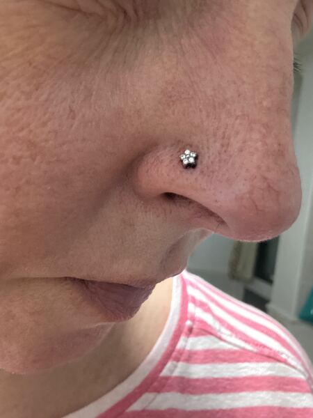 Too old for nose piercing