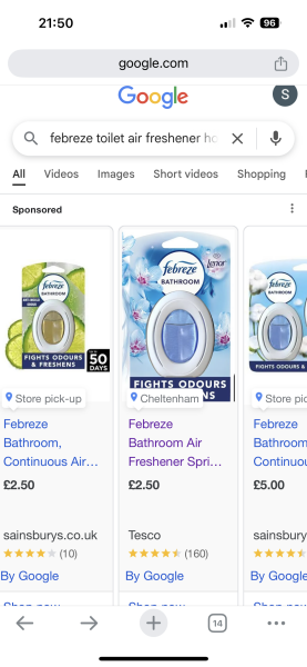 What keeps the whiff away in the loo?