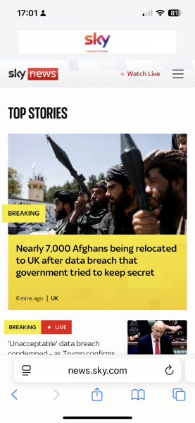 Afghan Relocation Scheme - £7bn going to be spent