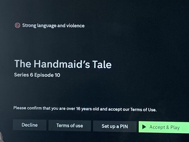HANDMAIDS TALE  S6 - thread 2 - time various but sun ch4 - TV PACE NO SPOILERS
