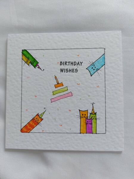 Hand drawn cards