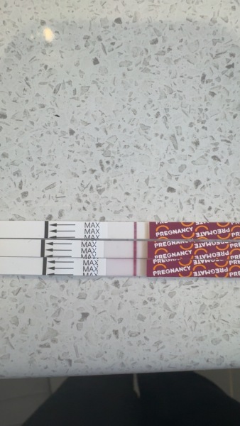 7dpo & 8dpo pos? Or Pregmate indent