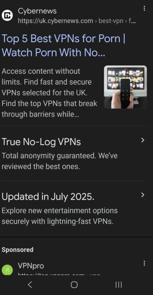 To tell you that from midnight, you'll have to upload ID to watch porn???!!!