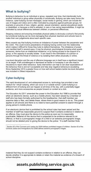 Child’s bully gone to far