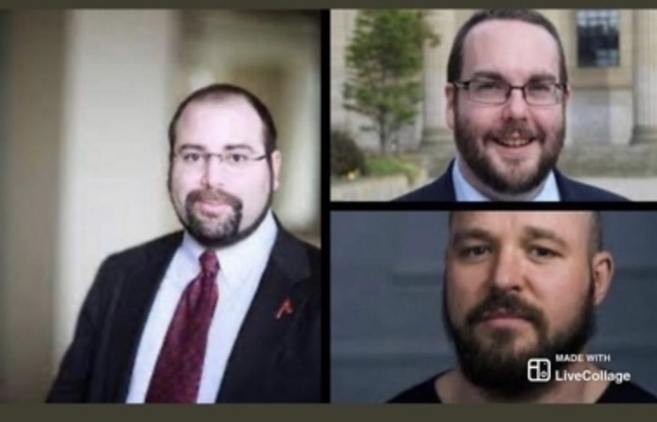 arrested at Pride for wearing a sign saying Trans=mental illness