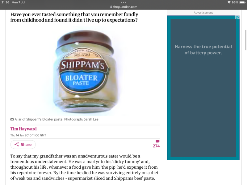 Meat paste…did you use butter too?