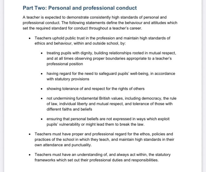 Aware of Head Teacher and Teacher affair