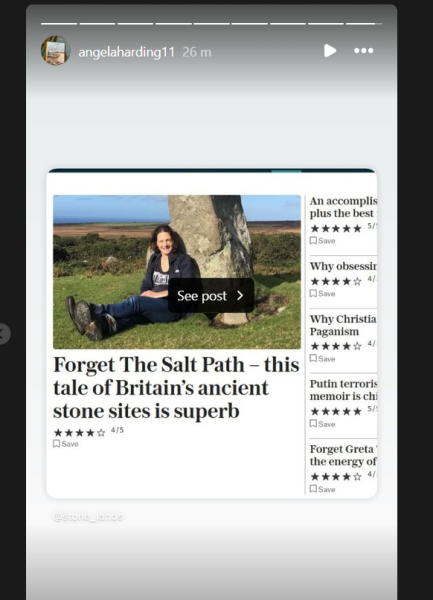 Thread 2. To feel disappointed after reading this in The Observer about the author and her husband from The Salt Path book and film?