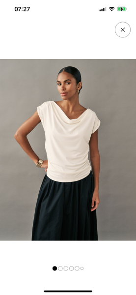 What to wear with a black satin skirt