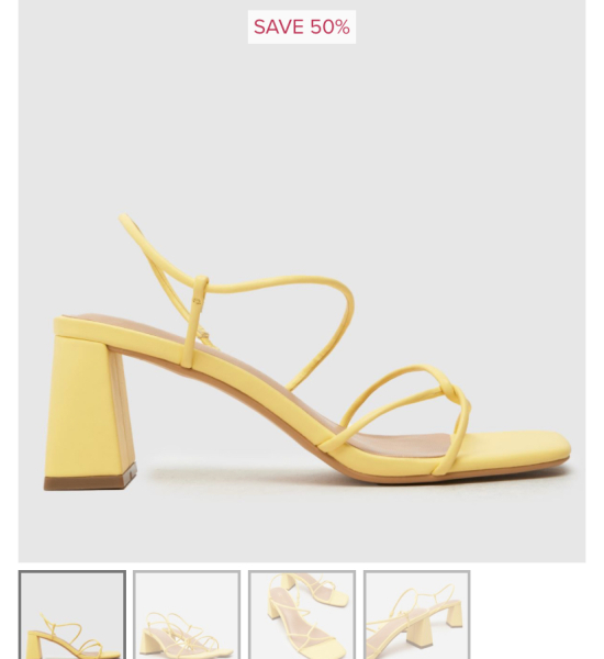 How high are these? Yellow sandals
