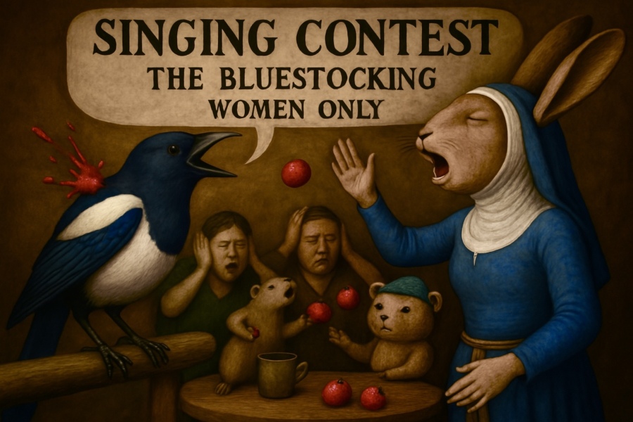 The Bluestocking - holding the line and losing the thread