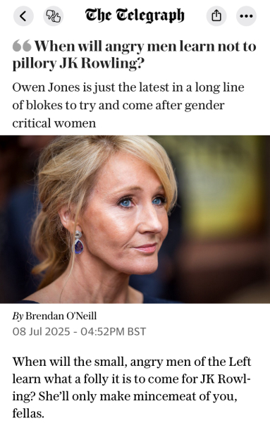 We thought Owen Jones couldn’t get more odious.. He has proved us wrong!